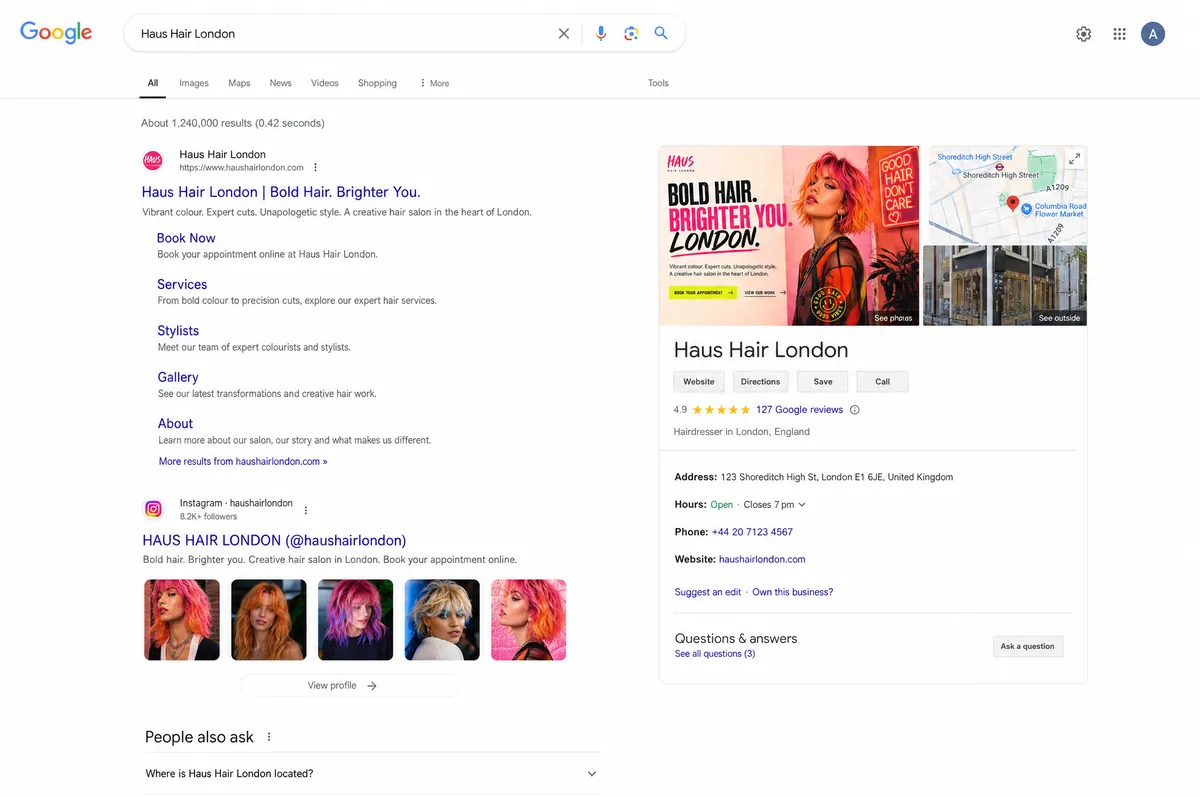 Your business on Google